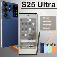Smartphone S25ultra 4G 5G Haute Performance avec Triple Caméra 108MP et Déverrouillage par Empreinte Digitale pour Fabricants de Téléphones Mobiles en Gros