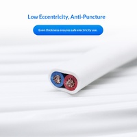 Harga Grosir Kabel Listrik Fleksibel Tembaga Berisolasi PVC Tegangan Rendah 1*4.0 mm 3-inti H05VV-F untuk Konstruksi