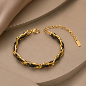 Joyería de Acero Inoxidable al por Mayor, Brazalete de Acero Inoxidable con Baño de Oro de 18 Quilates, Diseño de Espina de Serpiente, Accesorios para Mujer - Product Image 2