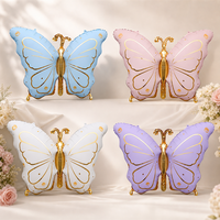 Ballon papillon en feuille mate, 79 x 53 cm