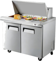 Table de préparation réfrigérée pour salades et pizzas, bar à salades réfrigéré, refroidisseur en acier inoxydable pour projets hôteliers et de restauration – Fournisseur d'usine