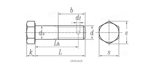 Viti e bulloni esagonali esterni a filettatura fine di grado 12.9, misure M8 M10 <span class=keywords><strong>M12</strong></span> M14 M16 M18 M36, in acciaio a media tenuta di carbonio - Product Image 2