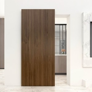 Puerta Corredera Oculta Moderna BASEN con Protección Contra Incendios, Puerta Interior de Madera Sólida Personalizable para Dormitorio - Product Image 6