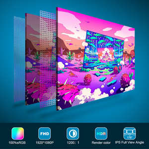 13.3 inch màn hình di động 1080P 1200:1 100% của sRGB gam màu Màn hình Màn hình di động cho máy tính xách tay ps5 - Product Image 2