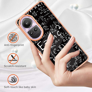 2023 bắt mắt mô hình điện thoại di động Trường hợp đối với A55 A54 cho RENO 10pro 5g chọn chất lượng cao mạ chống sốc Cover quay lại - Product Image 3
