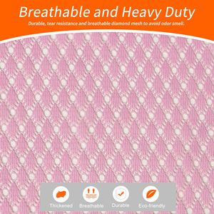 Wholesale <b>Large</b> Mesh Laundry Bag 24*36inch Heavy Duty Mesh Laundry Bags Drawstring Lockable Laundry Hamper Liner - Product Image 2