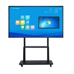 OPS 65 Inch Interactive Display Smart Board 75 Inch Touch Screen Monitor Interactive Whiteboard