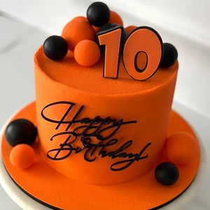 Decoración Lateral de Pastel Acrílica con Diseño de Miel y Dulzura, Feliz Cumpleaños, Negro, 1.3mm, Adorno para Pastel de Cumpleaños - Product Image 2