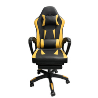 Chaise de jeu ergonomique de course de qualité supérieure 1 pièce livraison gratuite avec repose-pieds pivotant