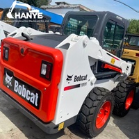 Beliebter Gebrauchter Kompaktlader Bobcat S550 45,5kW Starke Hubkapazität Unterstützt Mehrere Anbaugeräte Vielseitiger Radlader