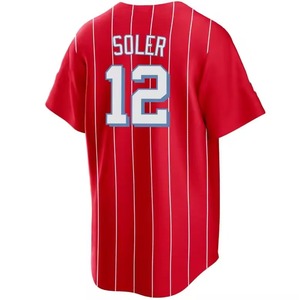 Wholesale Custom USA Team Uniform Breathable Quick Dry Plus Size Heat-Transfer Printed Polyester Adults <b>Baseball</b> Softball Jersey - Product Image 1