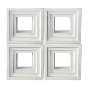 Bloc de mur en béton creux, décoration de clôture intérieure et extérieure, bloc de béton minimaliste, écran en béton à lattes - Product Image 5