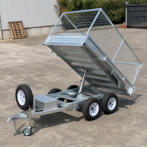 Rimorchio Ribaltabile Utilitario con Sistema Frenante Elettrico Completamente Saldato, Unità di Sgancio d'Emergenza e Sollevamento Idraulico - Product Image 1