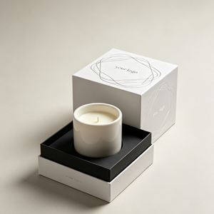 FX Premium Custom Printed Recyclable Candle Rigid <b>Lid</b> Base <b>Gift</b> <b>Box</b> Heavy Chipboard Embossing Magnetic Closure Scented Candle - Product Image 2