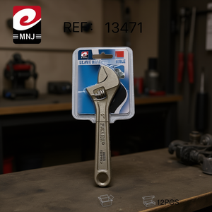 Llave Inglesa Ajustable de 8 Pulgadas, Herramienta Manual para Mantenimiento de Taller - Product Image 3