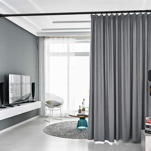 Barra de Cortina Ajustable Antideslizante Negra Sólida para División de Espacios, Barra de Cortina de Ducha de Alta Resistencia con Tensión de Resorte para Baño - Product Image 3