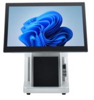 Terminal de point de vente tout-en-un miniature pour restaurants avec processeur Intel I3, écran 15,6'', Wi-Fi 6 et Bluetooth 5.2