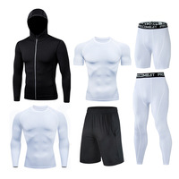 Combinaison de sport pour homme à séchage rapide, pantalon à manches longues, tenue de fitness, course à pied, basketball, entraînement, respirante et à séchage rapide