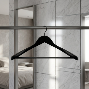 High Quality Customized Luxury Wooden <b>Hangers</b> with Logo Modern Design Durable & Multifunctional for Wardrobe Clothing Stores - Product Image 5