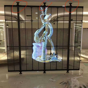 Indoor Advertising HD Transparent LED Video <b>Wall</b> P3.91-7.81 <b>Display</b> Fixed Behind Glass in Store P3.91-7.8 P3.91-7.81 Transparent - Product Image 3