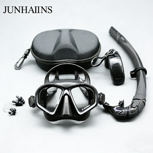 Freediving Mask Set With Snorkel Tempered Glass Low Volume Adult Diving Gear - Product Image 2
