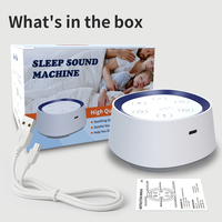 Machine à bruit blanc pour le sommeil, boîtier en plastique, 1 canal, Santé intelligente, Nouvelles idées 2025, Aide au sommeil portable, Haut-parleur rechargeable
