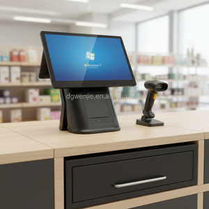 Terminal Punto de Venta con Pantalla Táctil Completa de 15/17 Pulgadas, Sistema de Punto de Venta Todo en Uno, Caja Registradora <span class=keywords><strong>para</strong></span> Comercio Minorista, Salón, Tienda, Negocio - Product Image 3