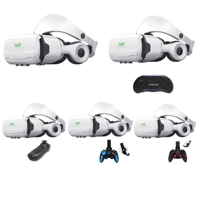 3D Virtual Reality VR Game Helmet Glasses VR SHINECON G02EF for Mobile Phone with Headset