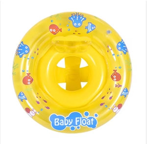 Flotteur gonflable écologique pour bébé, siège flottant rond gonflable, flotteur aquatique en PVC sûr pour tout-petits pour piscine et <span class=keywords><strong>bain</strong></span> - Product Image 1