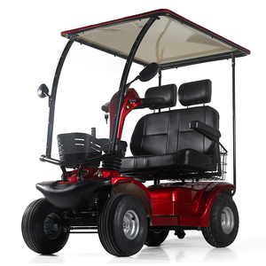 <span class=keywords><strong>Scooter</strong></span> Eléctrico <span class=keywords><strong>WISKING</strong></span> de 48V 1200W con Motor sin Escobillas, <span class=keywords><strong>Scooter</strong></span> de Movilidad de Cuatro Ruedas de Alta Resistencia con Doble Asiento, Techo y Parabrisas - Product Image 2