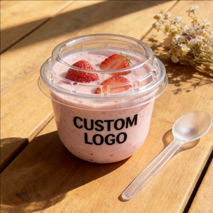 Vasos de Plástico PP de 500 ml para Batidos, Vasos Desechables para Postres - Product Image 2