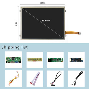 10.4inch VS104T-003A 1024x768 Màn hình LCD 10.4 "IPS cảm ứng bảng điều chỉnh độ sáng màn hình 500nit với LCD Bảng điều khiển Bộ dụng cụ - Product Image 6