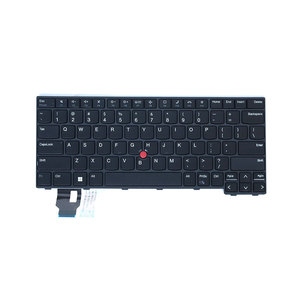 Teclado 5N21D68008 para Lenovo ThinkPad T14 G3 G4, inglés estadounidense, sin retroiluminación, parte superior negra, repuesto interno, teclado completo - Product Image 2