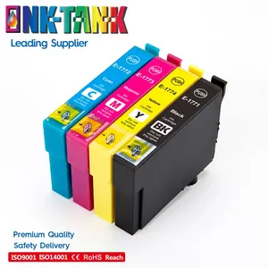 TANQUE DE TINTA T1711 T1712 T1713 T1714 T1701 Cartucho de tinta de inyección de tinta compatible con color Premium para impresora Epson 306 2000 XP