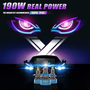 X-7SEVEN nuovo Design XAPOP 190W 38000 lumen 9005 9006 lampadina del faro Auto <span class=keywords><strong>H11</strong></span> H7 H4 Auto faro a LED per autoveicoli - Product Image 6