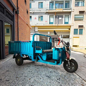 دراجة كهربائية ثلاثية العجلات عالية القدرة 60 فولت 1200 واط، دراجة شحن كهربائية بسعة تحميل 1000 كجم للاستخدام في الخدمات اللوجستية والزراعة - Product Image 5