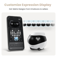 Robot de sécurité domestique de luxe EBO Air 2 en gros avec surveillance par application, vision 2K, recharge automatique et interaction avec les animaux de compagnie