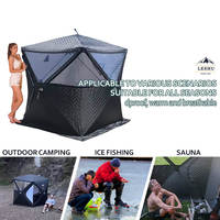 Set Sauna portabel kustom-termometer Sauna opsional & tenda Sauna & tenda Sauna & kompor tenda Sauna tersedia grosir
