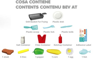 Juego de Cocina DIY Magic Fry <span class=keywords><strong>Gourmet</strong></span>, Juguete de Cocina DIY Magic Frying Shantou con Sonido, Luz y Superficie de Burbujas para Niños - Product Image 5