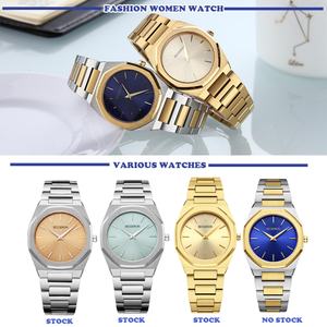 Montre-bracelet à quartz de luxe pour femme, 32 mm, en acier inoxydable, personnalisable avec logo, tendance, Jam Tangan Wanita, Relojes De Lujo - Product Image 4