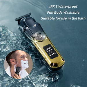 Komingdon râu tông đơ cho nam giới 6 trong 1 tóc Cắt <span class=keywords><strong>kit</strong></span> đa chức năng cơ thể tóc mũi tai dao cạo không thấm nước Máy cạo râu điện - Product Image 6