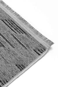 Alfombra Chenille Geométrica Mira Gray con Diseño de Diamantes, Ecológica, Apta para Mascotas, de Pelo Corto, Lavable, Antideslizante, Antibacteriana y Resistente a las Manchas - Product Image 3