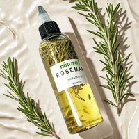 Huiles nourrissantes pour la repousse des cheveux à base d'herbes biologiques naturelles, biotine, huile de romarin rapide pour la croissance des cheveux, produits à étiquette privée