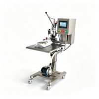 Machine de remplissage manuelle haute précision pour Bag-in-Box, adaptée au vin rouge.