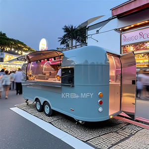 Remolque de Cocina Móvil Grande de 4m con Freidora Profunda, Personalizado al por Mayor 2025, Camión de Comida con Toldo - Product Image 1