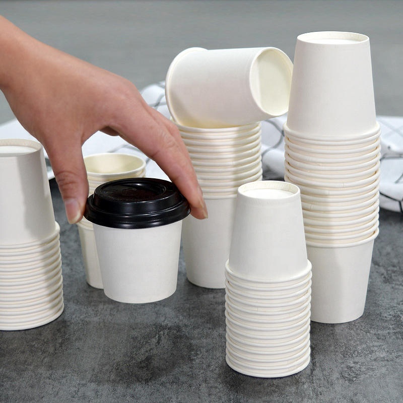 Customizable One-Stop Eco-Friendly Paper Packaging Single Wall Reusable Paper Cups Waterproof Feature