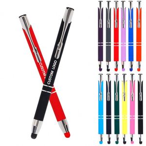 Stylo à bille personnalisé avec logo, stylo en métal avec stylet, stylo à bille promotionnel, vente en gros - Product Image 1