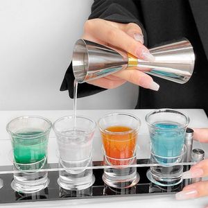 Multi-Size 25/30/45/50/60/90ml Bartender Measuring Tool Double <b>Ended</b> <b>Bar</b> Metal Ounce Cup Mr.Slim Japanese Cocktail Jigger - Product Image 2