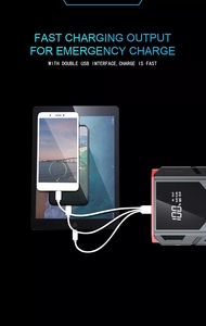 2025 New 20000mAh ngân hàng điện cầm tay xe Jumper bắt đầu thiết bị với ánh sáng LED 12V tự động khẩn cấp xe nhảy khởi động phí - Product Image 6