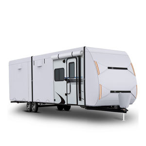 Vente directe d'usine, <span class=keywords><strong>housse</strong></span> de <span class=keywords><strong>camping</strong></span>-<span class=keywords><strong>car</strong></span> durable en Oxford 420D, caravane, remorque de voyage, protection UV à 99%, imperméable, anti-poussière - Product Image 1